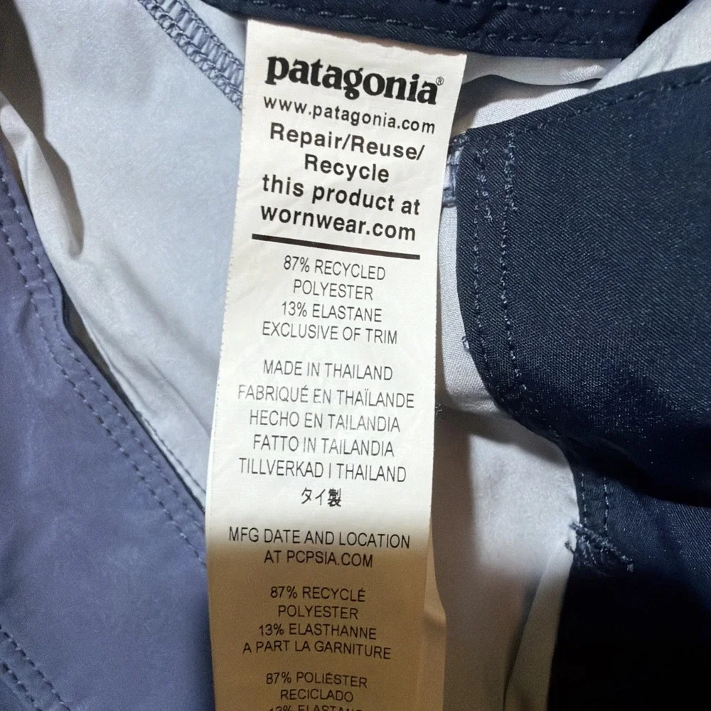 Patagonia Men's 31 Hydropeak Boardshorts 21 Swim High UPF The Point Current Blue